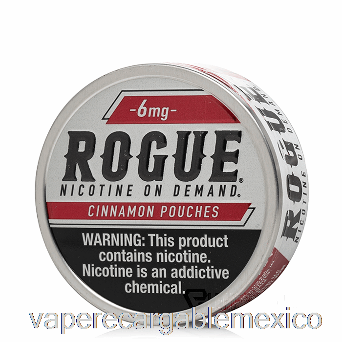 Vape Recargable Rogue Bolsas De Nicotina - Canela 6 Mg